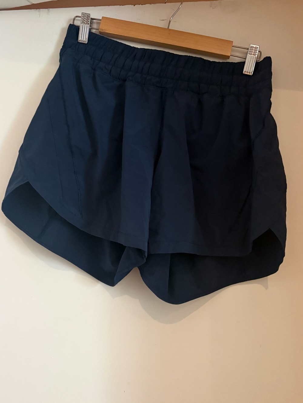 lululemon athletica track that running shorts in navy